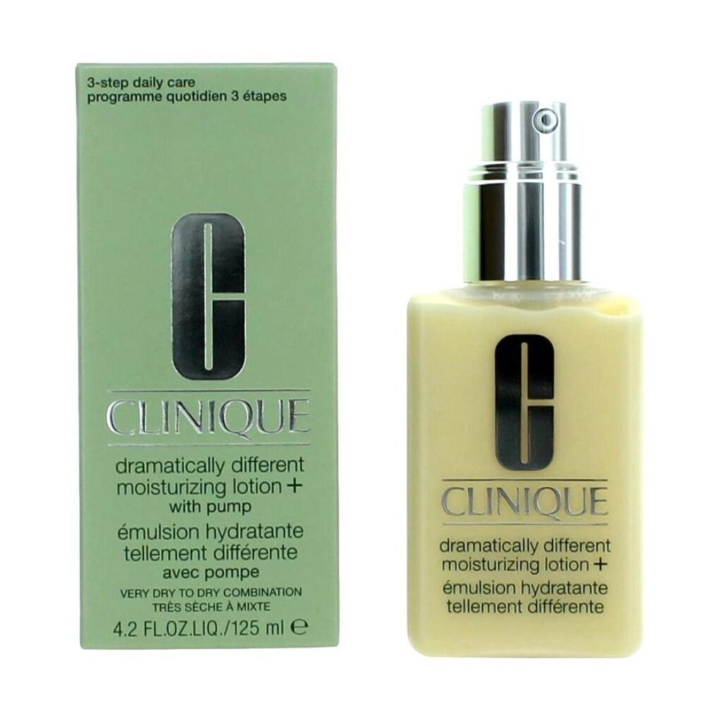 CLINIQUE DRAMATICALLY DIFFERENT MOISTURIZING LOTION WITH PUMP 4.2 OZ 125 ML - Picture 2 of 3